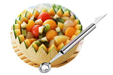 Load image into Gallery viewer, WOWZY RED/STELL Watermelon or any Melon Slicer and Cake With Mellon Baller And Fruit Carver Vista Shops