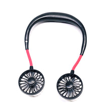 Load image into Gallery viewer, Beat The Heat Double Cool Cordless Breezy Mini Collar Fan Vista Shops