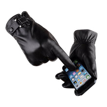 Load image into Gallery viewer, Autumn Warmth Stylish Vegan Leather Touch Smart Gloves Vista Shops