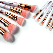 Load image into Gallery viewer, La Canica 10 In 1 Makeup Brush Set With Travel Friendly Container Vista Shops