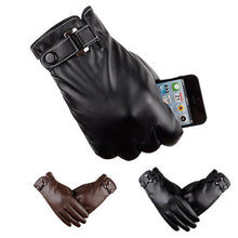 Load image into Gallery viewer, Autumn Warmth Stylish Vegan Leather Touch Smart Gloves Vista Shops