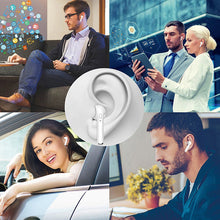 Load image into Gallery viewer, Clear Top Dual Chamber Wireless Bluetooth Earphones With Charging Box Vista Shops