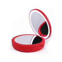 Load image into Gallery viewer, Compact Mirror With Portable Phone Charger Vista Shops