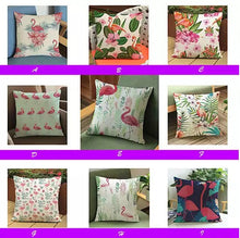 Load image into Gallery viewer, Fabulous Flamingos Cushion Covers Vista Shops