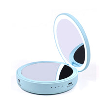 Load image into Gallery viewer, Compact Mirror With Portable Phone Charger Vista Shops