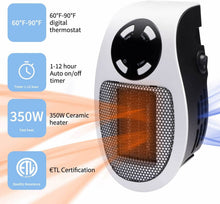 Load image into Gallery viewer, Personal Space Mini Heat Blaster With Remote Control Vista Shops