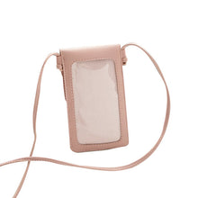 Load image into Gallery viewer, Multi Mini Transparent Phone And Credit Card Holder Cross Body Bag Vista Shops