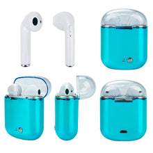 Load image into Gallery viewer, Clear Top Dual Chamber Wireless Bluetooth Earphones With Charging Box Vista Shops