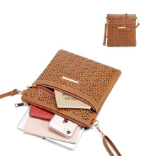 Load image into Gallery viewer, Blossomita Handbag With Cutout Flower Design Vista Shops