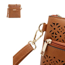 Load image into Gallery viewer, Blossomita Handbag With Cutout Flower Design Vista Shops