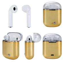Load image into Gallery viewer, Clear Top Dual Chamber Wireless Bluetooth Earphones With Charging Box Vista Shops