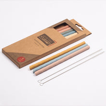 Load image into Gallery viewer, Eco Safe 8 In 1 Silicon Reusable Straws For HOT/COLD Drinks Vista Shops