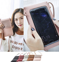 Load image into Gallery viewer, Multi Mini Transparent Phone And Credit Card Holder Cross Body Bag Vista Shops