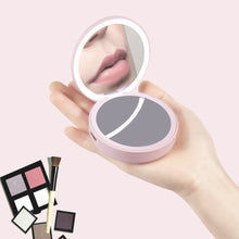 Load image into Gallery viewer, Compact Mirror With Portable Phone Charger Vista Shops