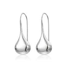Load image into Gallery viewer, Intensity Tear Drop Hook Earrings Solid 925 Sterling Silver Vista Shops