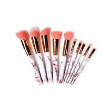 Load image into Gallery viewer, La Canica 10 In 1 Makeup Brush Set With Travel Friendly Container Vista Shops