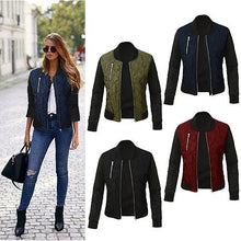 Load image into Gallery viewer, Chic Babe Bomber Jacket In Quilted Satin Vista Shops