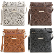 Load image into Gallery viewer, Blossomita Handbag With Cutout Flower Design Vista Shops