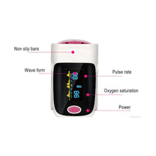 Load image into Gallery viewer, Fingertip Pulse Oximeter And Blood Oxygen Saturation Monitor With LED Display Vista Shops