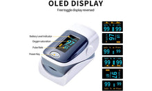 Load image into Gallery viewer, Fingertip Pulse Oximeter And Blood Oxygen Saturation Monitor With LED Display Vista Shops