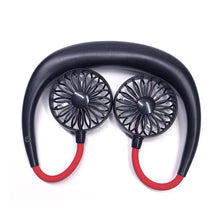 Load image into Gallery viewer, Beat The Heat Double Cool Cordless Breezy Mini Collar Fan Vista Shops
