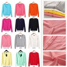 Load image into Gallery viewer, New Year Cardigans Long Sleeves Button Down Style Vista Shops
