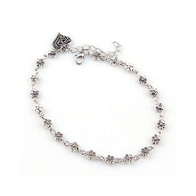 Load image into Gallery viewer, Lea Anklet With Vintage Style Heart and Flowers Vista Shops