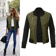 Load image into Gallery viewer, Chic Babe Bomber Jacket In Quilted Satin Vista Shops