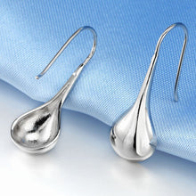 Load image into Gallery viewer, Intensity Tear Drop Hook Earrings Solid 925 Sterling Silver Vista Shops