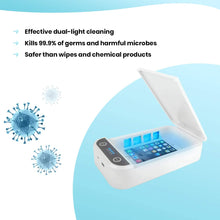 Load image into Gallery viewer, SaniCharge 3 in 1 Sanitize And Charge Your Cellphone Also Enjoy Aromatherapy Vista Shops