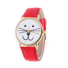Load image into Gallery viewer, Mr. Whiskers Cat Watches 9 lives And 9 colors Vista Shops