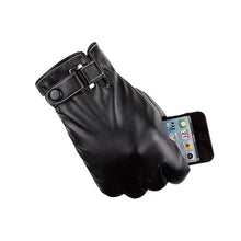 Load image into Gallery viewer, Autumn Warmth Stylish Vegan Leather Touch Smart Gloves Vista Shops