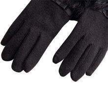 Load image into Gallery viewer, Kitten Mittens Faux Fur Lining Touch Smart Gloves Vista Shops