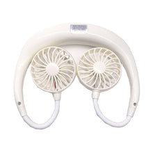 Load image into Gallery viewer, Beat The Heat Double Cool Cordless Breezy Mini Collar Fan Vista Shops