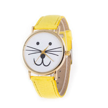 Load image into Gallery viewer, Mr. Whiskers Cat Watches 9 lives And 9 colors Vista Shops