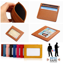 Load image into Gallery viewer, Skinny Mini RFID Safe Universal Minimal Wallet Vista Shops