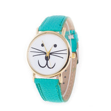 Load image into Gallery viewer, Mr. Whiskers Cat Watches 9 lives And 9 colors Vista Shops