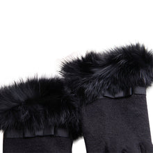Load image into Gallery viewer, Kitten Mittens Faux Fur Lining Touch Smart Gloves Vista Shops