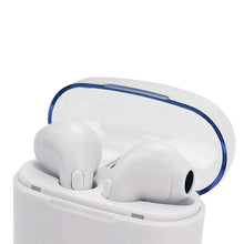 Load image into Gallery viewer, Clear Top Dual Chamber Wireless Bluetooth Earphones With Charging Box Vista Shops