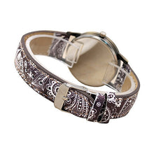 Load image into Gallery viewer, Pretty Patterns Watch With Henna Style Belt And Mandala Dial Vista Shops