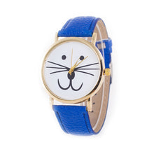 Load image into Gallery viewer, Mr. Whiskers Cat Watches 9 lives And 9 colors Vista Shops