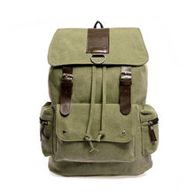 Load image into Gallery viewer, Back To Campus Canvas Backpack In 4 Colors Vista Shops