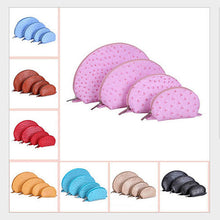 Load image into Gallery viewer, COSMO Cosmetic Faux Ostrich Cases In Set of 4 Vista Shops