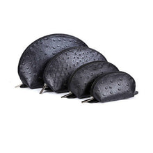 Load image into Gallery viewer, COSMO Cosmetic Faux Ostrich Cases In Set of 4 Vista Shops