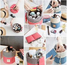Load image into Gallery viewer, Carry-All Travel Cosmetic &amp; Jewelry Pouch in 4 Color Choice Vista Shops