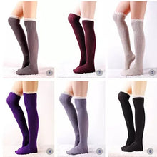Load image into Gallery viewer, Crochet Cuteness Knee High Socks Vista Shops
