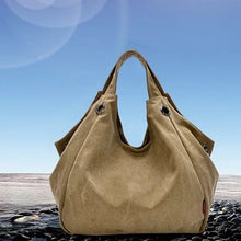 Load image into Gallery viewer, Discovery Journey Canvas Shoulder Bag with FREE Mini Umbrella Vista Shops