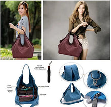 Load image into Gallery viewer, Discovery Journey Canvas Shoulder Bag with FREE Mini Umbrella Vista Shops