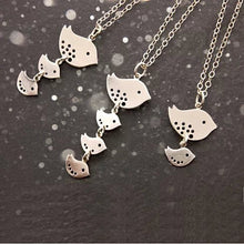 Load image into Gallery viewer, Happy Bird Day Necklace in Sterling Silver Vista Shops
