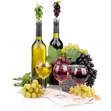 Load image into Gallery viewer, Hearty Wines Pair Of Wine Stoppers For Wine Lovers Vista Shops
